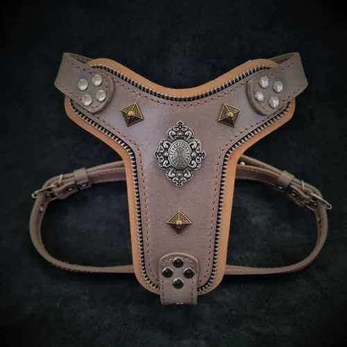 Bėganti Lapė the ''Aztec'' harness Grey Small to Medium Size