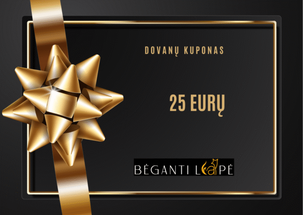25 € dovanų kuponas šunų mylėtojams
